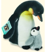 Császárpingvin fiókával